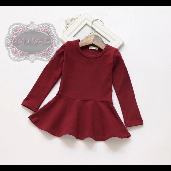 girls peplum top